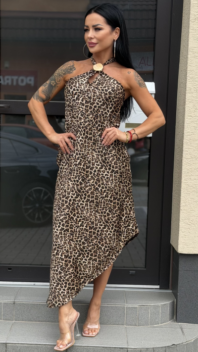 Leopardie dámske šaty